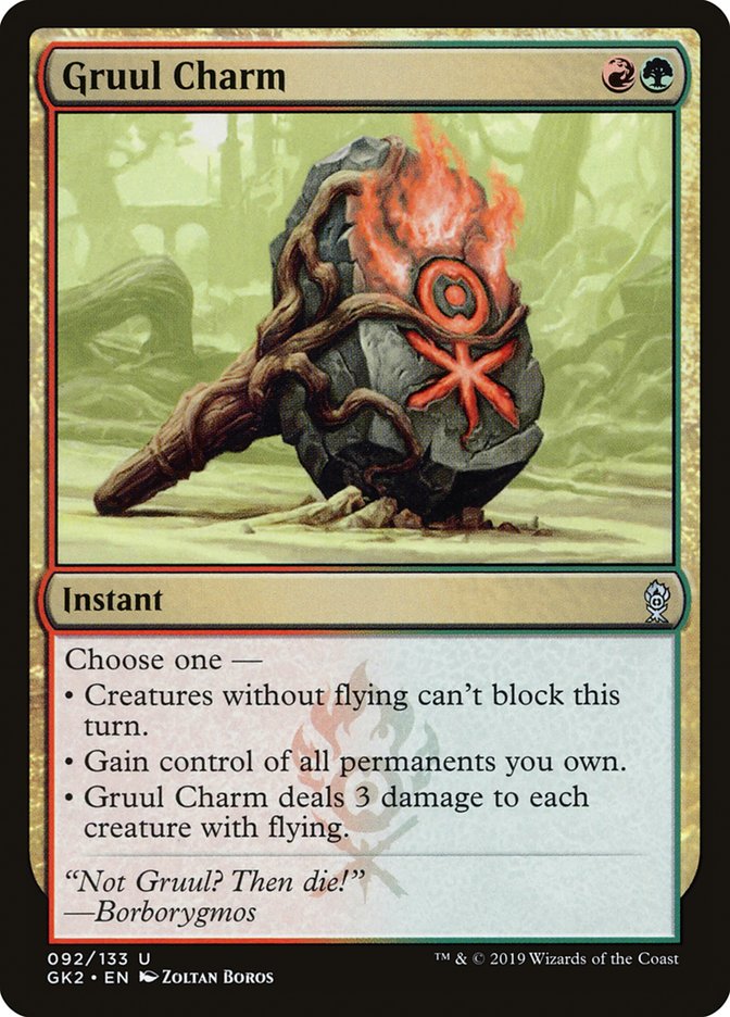 Gruul Charm [Ravnica Allegiance Guild Kit] | Devastation Store