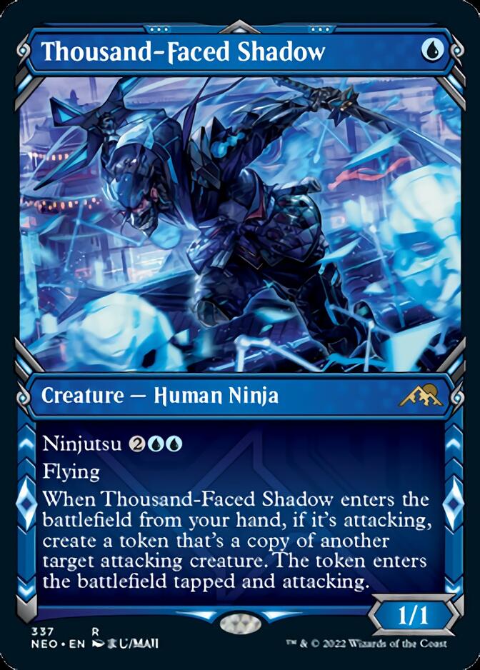 Thousand-Faced Shadow (Showcase Ninja) [Kamigawa: Neon Dynasty] | Devastation Store