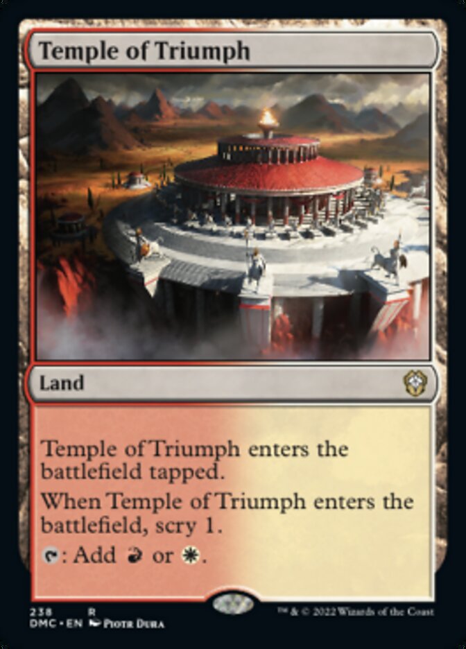 Temple of Triumph [Dominaria United Commander] | Devastation Store
