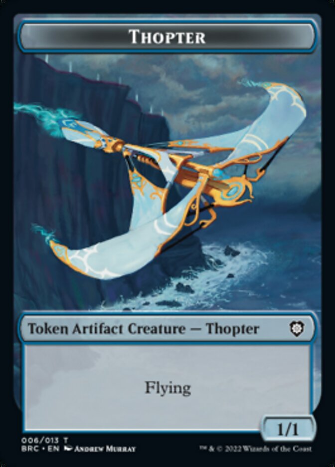 Copy // Thopter (006) Double-Sided Token [The Brothers' War Commander Tokens] | Devastation Store