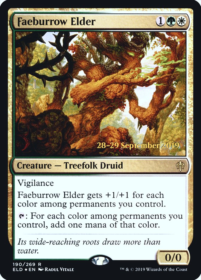 Faeburrow Elder  [Throne of Eldraine Prerelease Promos] | Devastation Store