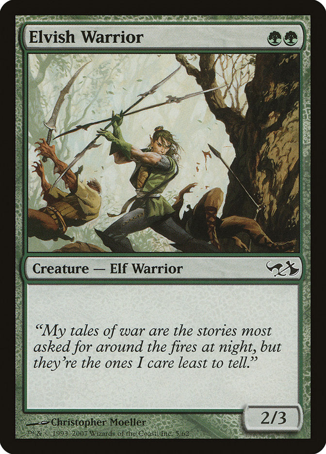 Elvish Warrior [Duel Decks: Elves vs. Goblins] - Devastation Store | Devastation Store