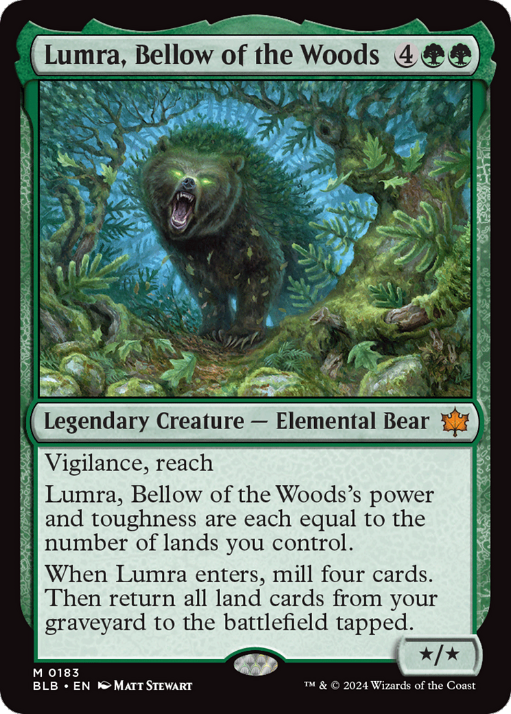 Lumra, Bellow of the Woods [Bloomburrow] | Devastation Store