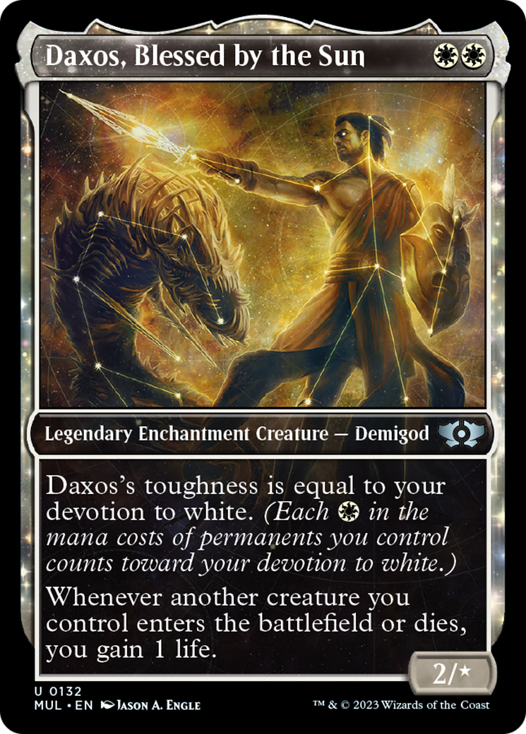 Daxos, Blessed by the Sun (Halo Foil) [Multiverse Legends] | Devastation Store