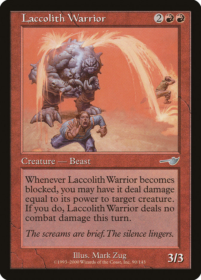 Laccolith Warrior [Nemesis] | Devastation Store