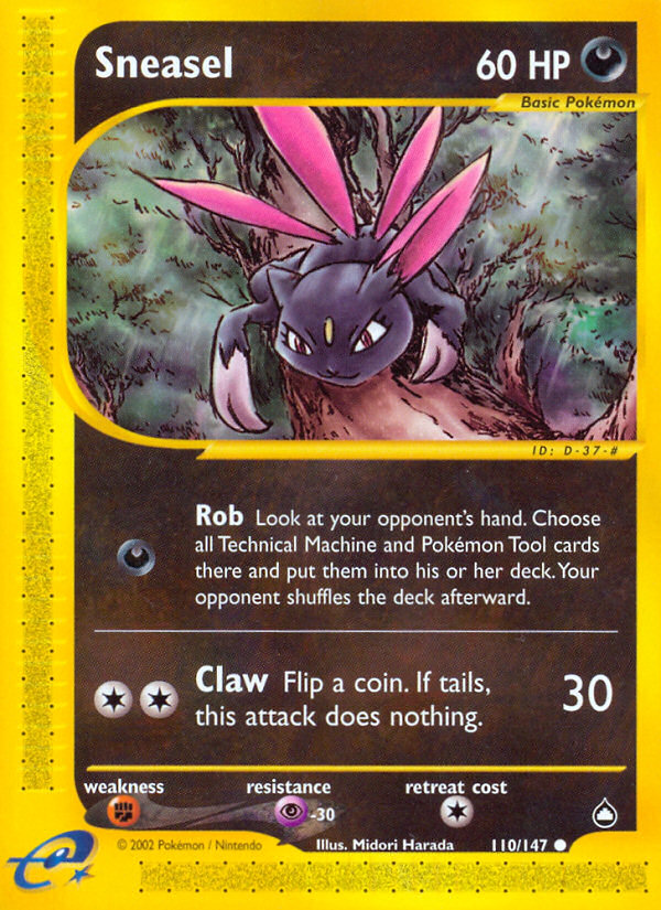 Sneasel (110/147) [Aquapolis] | Devastation Store