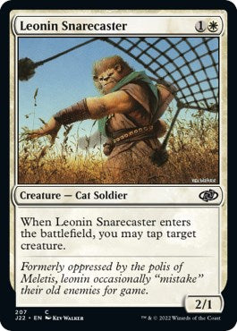 Leonin Snarecaster [Jumpstart 2022] | Devastation Store