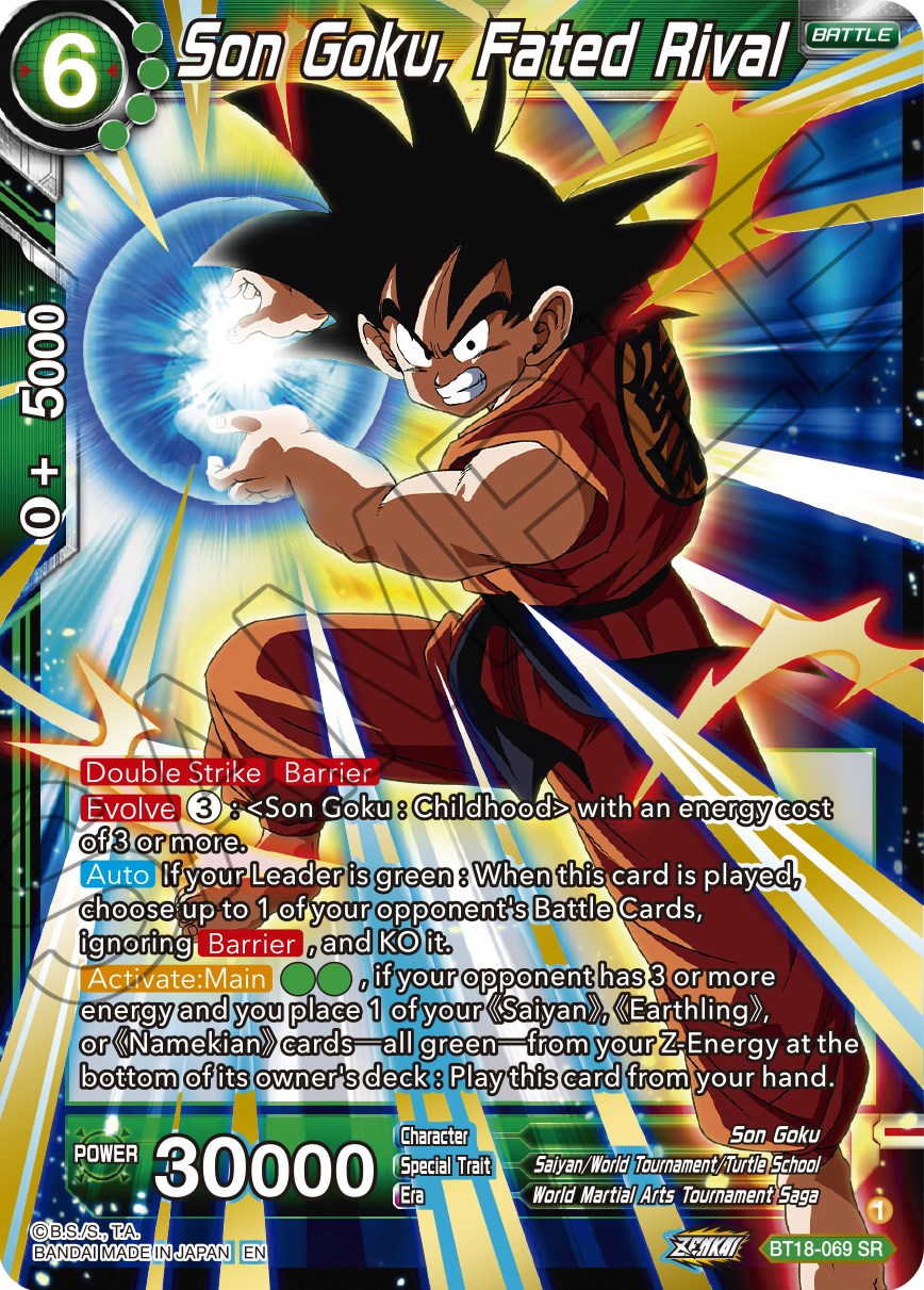 Son Goku, Fated Rival (BT18-069) [Dawn of the Z-Legends] | Devastation Store