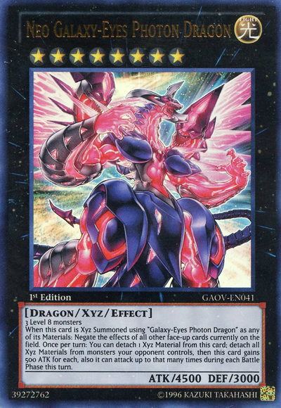 Neo Galaxy-Eyes Photon Dragon [GAOV-EN041] Ultra Rare | Devastation Store