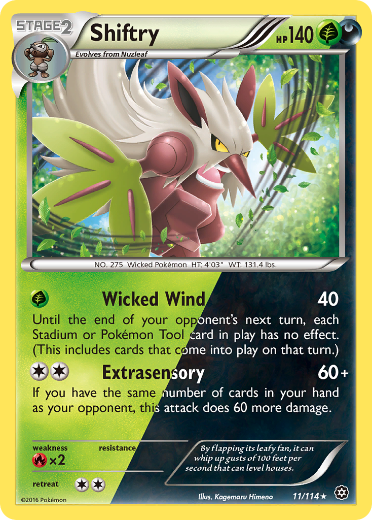 Shiftry (11/114) [XY: Steam Siege] | Devastation Store