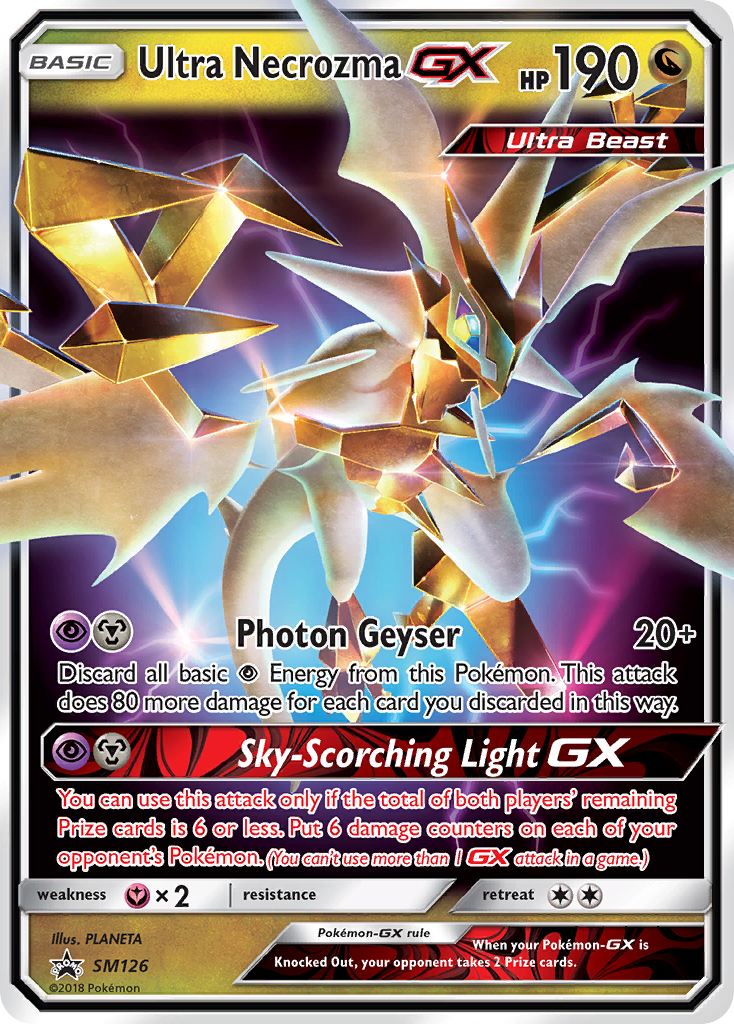 Ultra Necrozma GX (SM126) [Sun & Moon: Black Star Promos] | Devastation Store