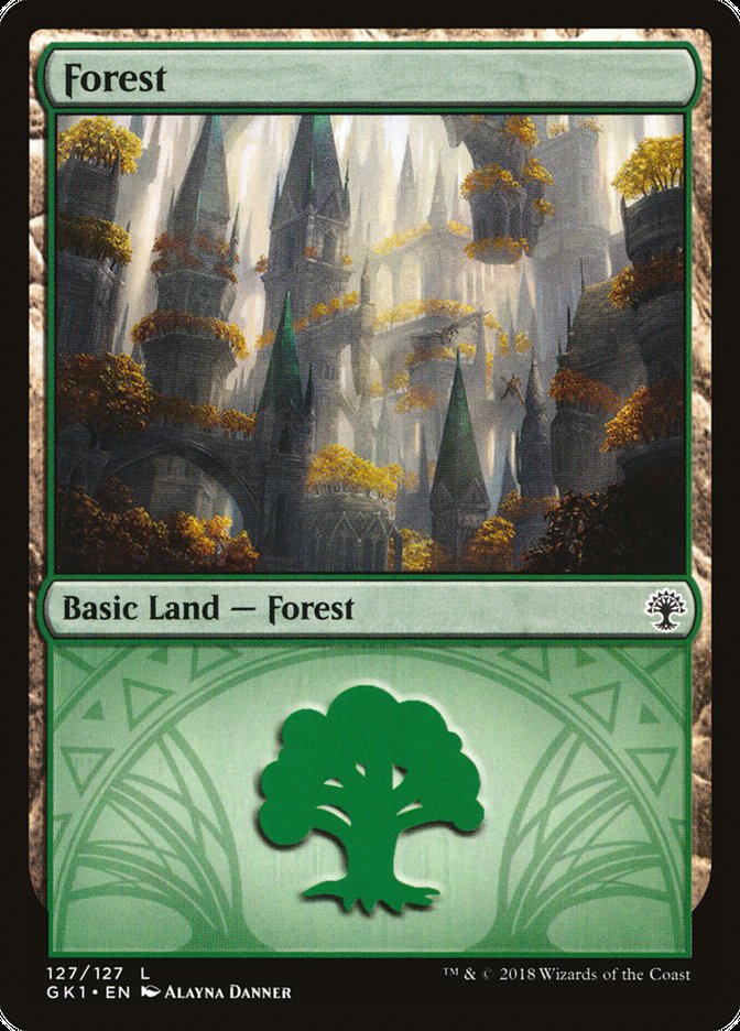 Forest (127) [Guilds of Ravnica Guild Kit] | Devastation Store
