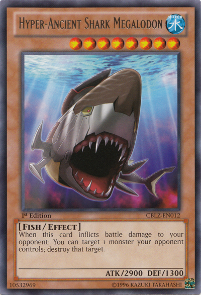 Hyper-Ancient Shark Megalodon [CBLZ-EN012] Rare | Devastation Store