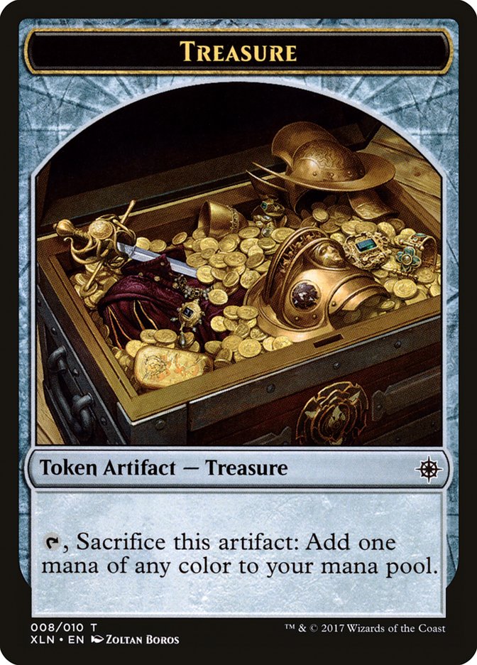 Treasure (008/010) [Ixalan Tokens] - Devastation Store | Devastation Store