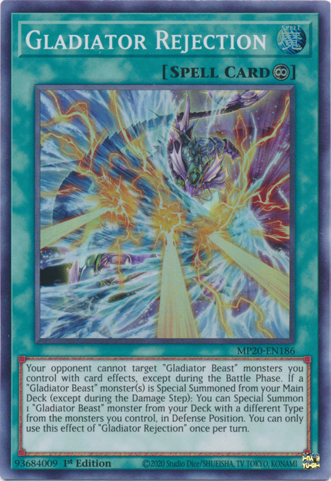 Gladiator Rejection [MP20-EN186] Super Rare | Devastation Store