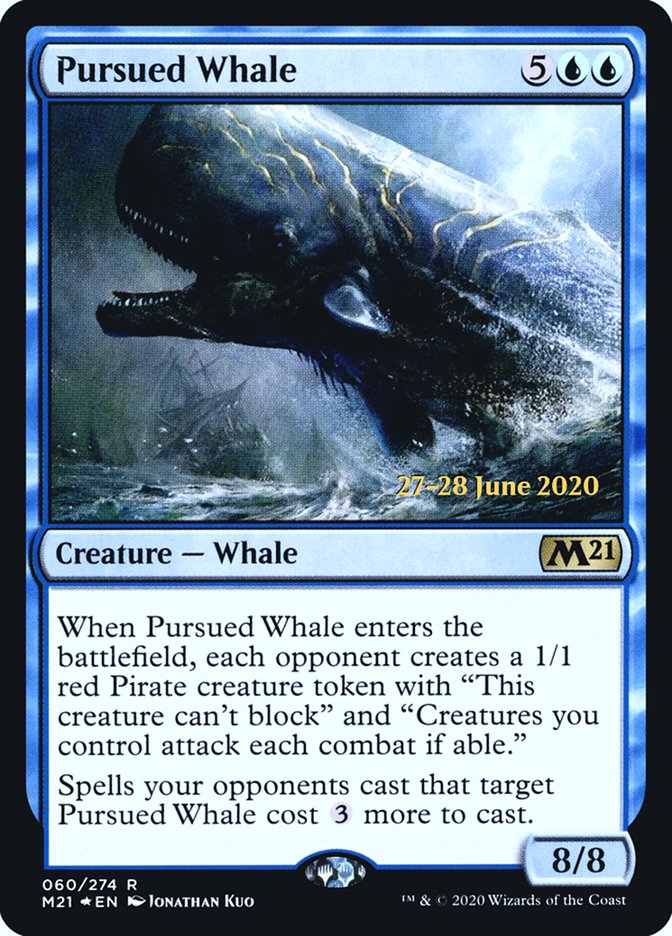 Pursued Whale  [Core Set 2021 Prerelease Promos] | Devastation Store