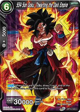 SS4 Son Goku, Thwarting the Dark Empire (Common) [BT13-126] | Devastation Store