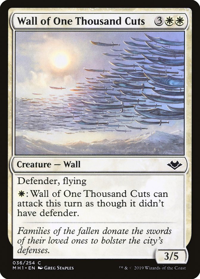 Wall of One Thousand Cuts [Modern Horizons] | Devastation Store