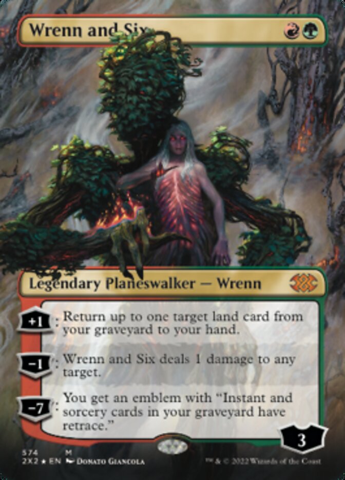 Wrenn and Six (Textured Foil) [Double Masters 2022] | Devastation Store