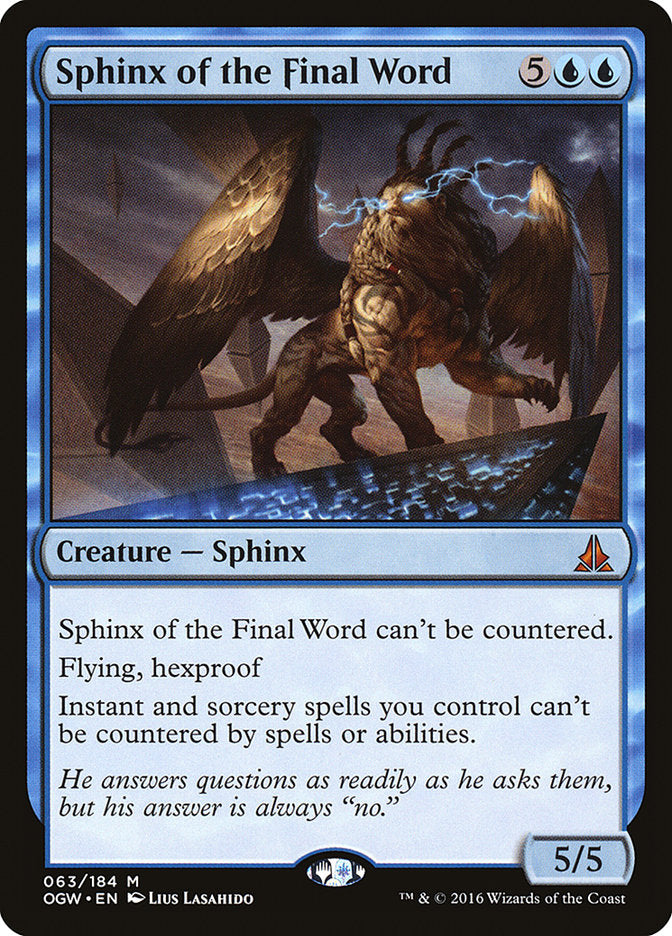 Sphinx of the Final Word [Oath of the Gatewatch] - Devastation Store | Devastation Store