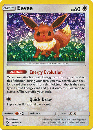 Eevee (101/149) (General Mills Promo) [Sun & Moon: Base Set] | Devastation Store