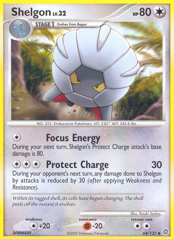 Shelgon (64/132) [Diamond & Pearl: Secret Wonders] | Devastation Store