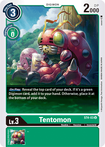 Tentomon [ST4-03] [Starter Deck: Giga Green] | Devastation Store