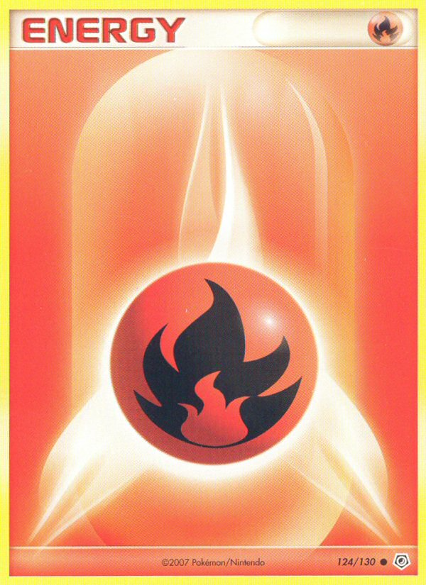 Fire Energy (124/130) [Diamond & Pearl: Base Set] | Devastation Store