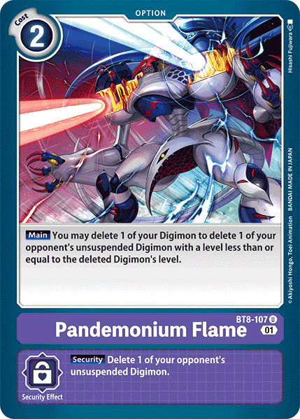 Pandemonium Flame [BT8-107] [New Awakening] | Devastation Store