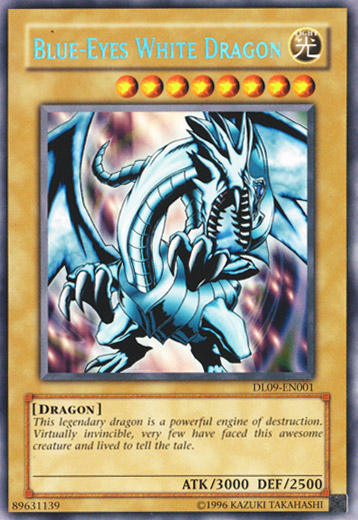 Blue-Eyes White Dragon (Blue) [DL09-EN001] Rare | Devastation Store