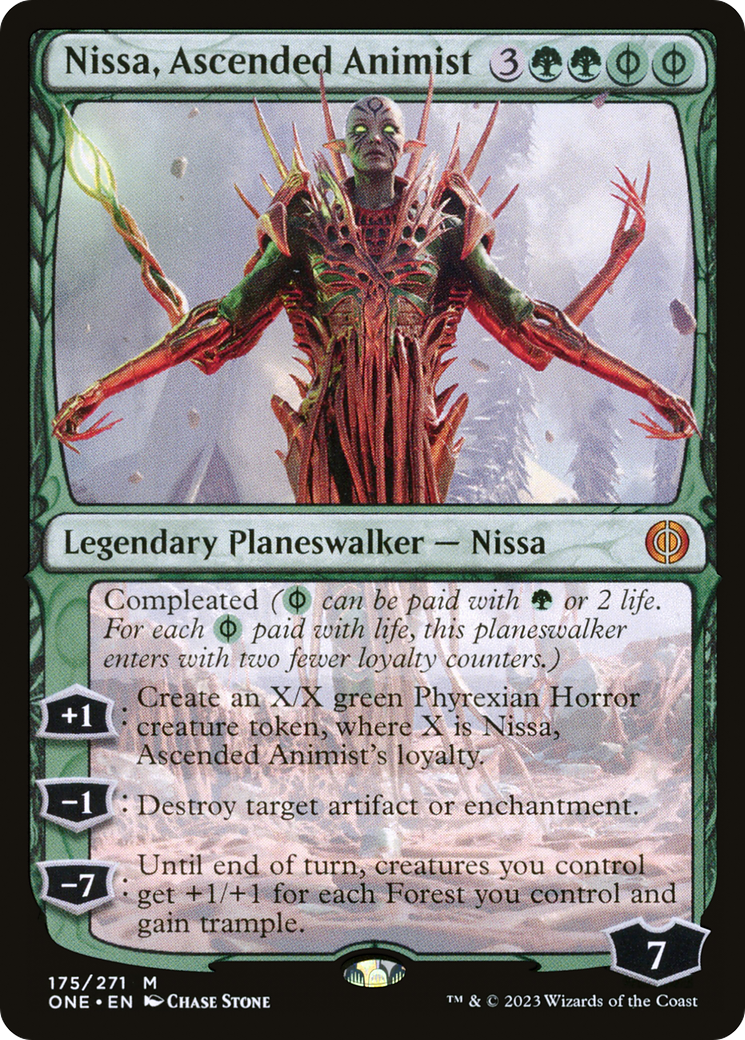 Nissa, Ascended Animist [Phyrexia: All Will Be One] | Devastation Store