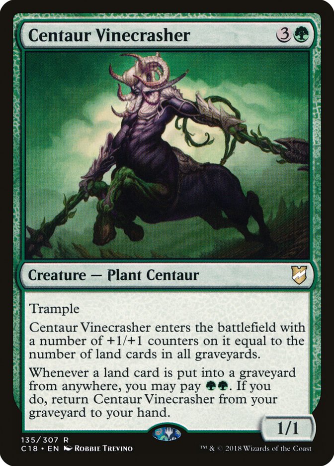 Centaur Vinecrasher [Commander 2018] | Devastation Store