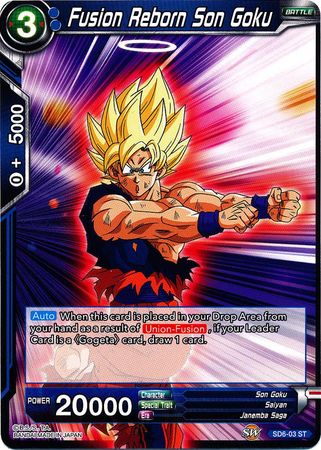 Fusion Reborn Son Goku (Starter Deck - Resurrected Fusion) (SD6-03) [Miraculous Revival] | Devastation Store