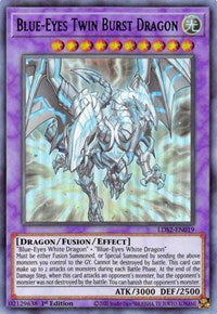 Blue-Eyes Twin Burst Dragon (Green) [LDS2-EN019] Ultra Rare | Devastation Store