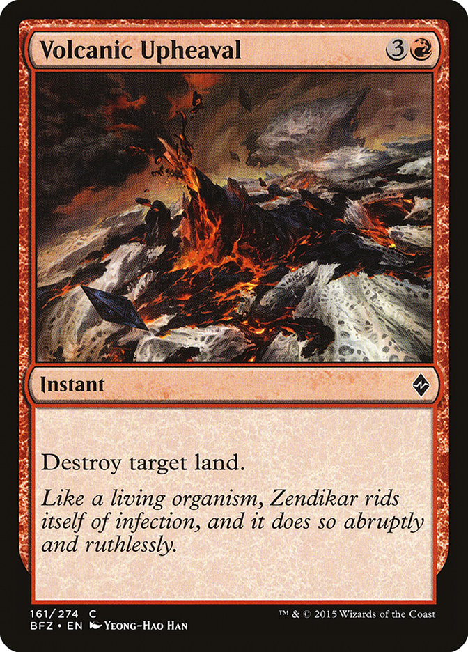 Volcanic Upheaval [Battle for Zendikar] - Devastation Store | Devastation Store