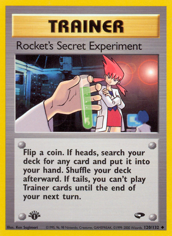 Rocket's Secret Experiment (120/132) [Gym Challenge 1st Edition] | Devastation Store