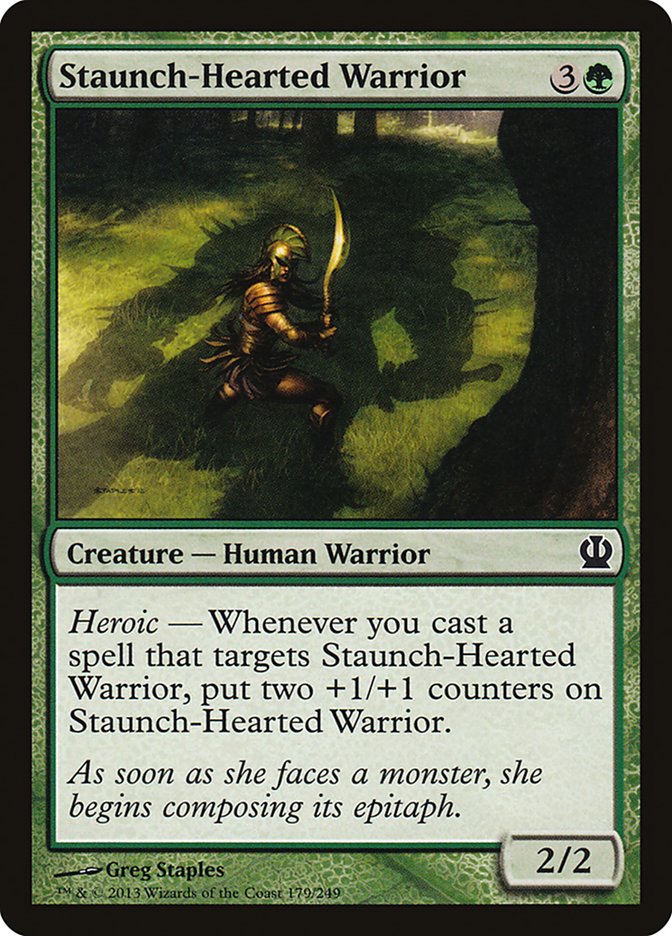 Staunch-Hearted Warrior [Theros] - Devastation Store | Devastation Store