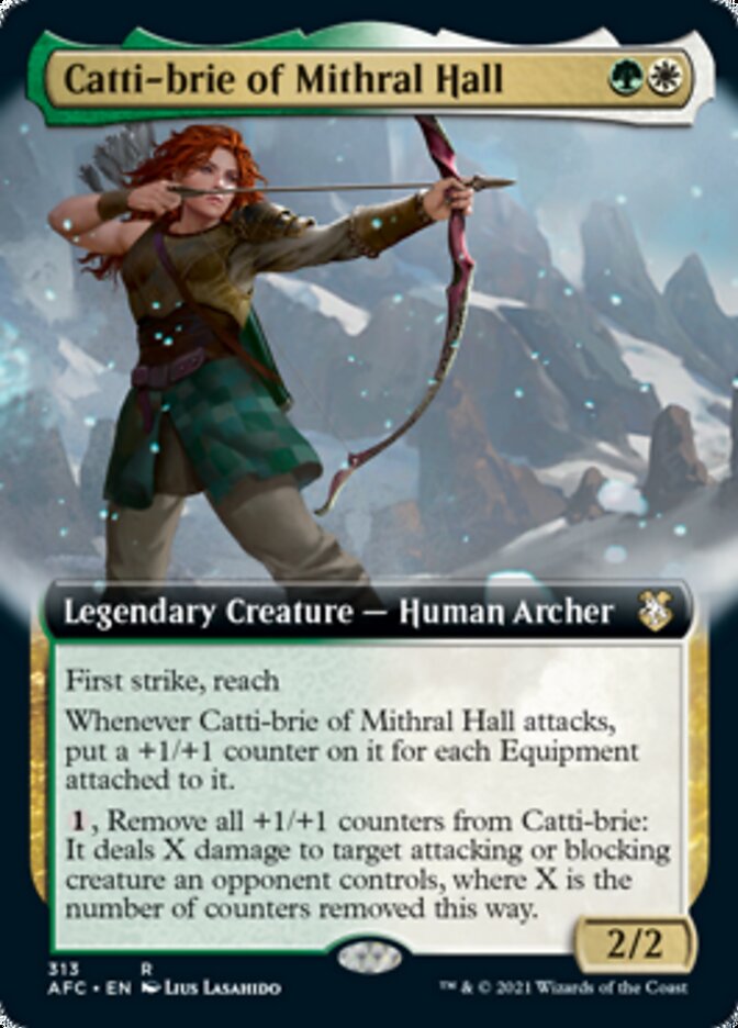 Catti-brie of Mithral Hall (Extended) [Dungeons & Dragons: Adventures in the Forgotten Realms Commander] | Devastation Store