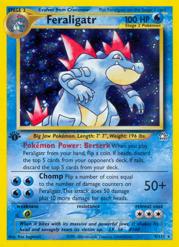 Feraligatr (4/111) [Neo Genesis 1st Edition] | Devastation Store