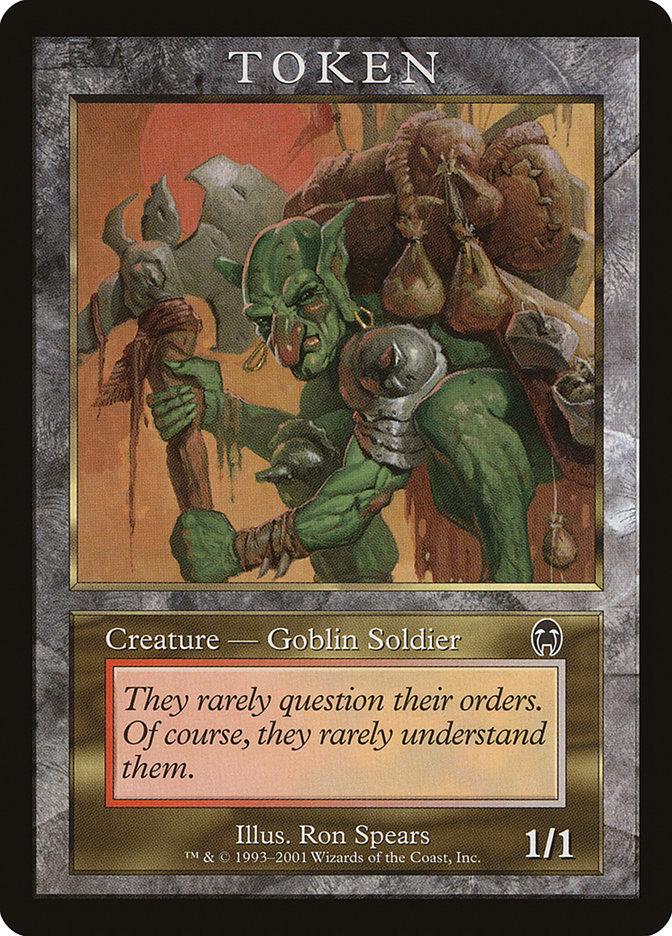 Goblin Soldier [Magic Player Rewards 2001] | Devastation Store