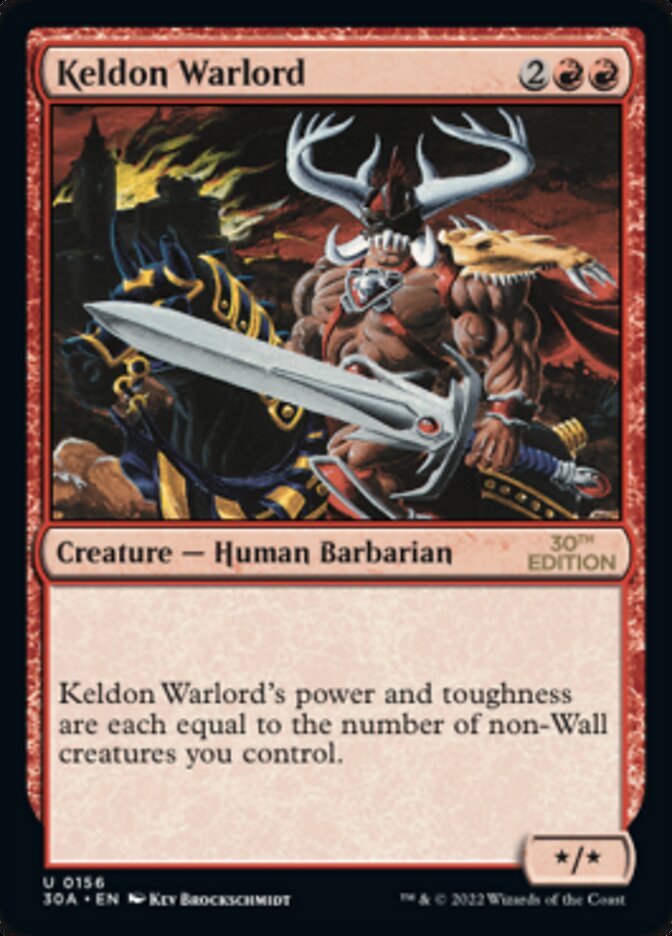 Keldon Warlord [30th Anniversary Edition] | Devastation Store
