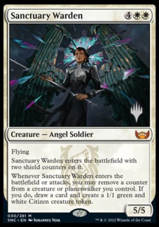 Sanctuary Warden (Promo Pack) [Streets of New Capenna Promos] | Devastation Store