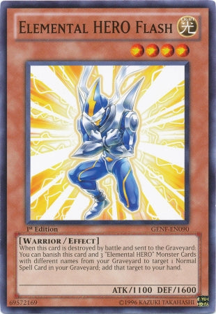 Elemental Hero Flash [GENF-EN090] Common | Devastation Store