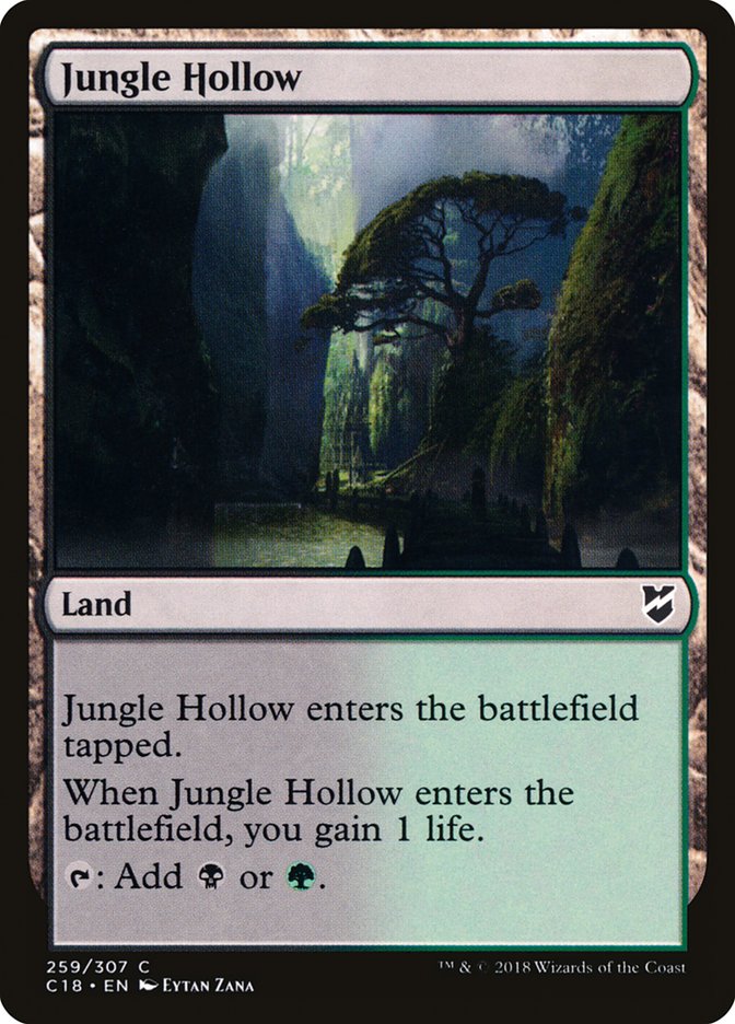 Jungle Hollow [Commander 2018] - Devastation Store | Devastation Store