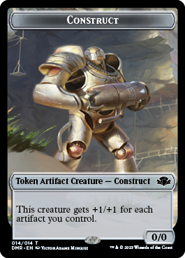 Insect // Construct Double-Sided Token [Dominaria Remastered Tokens] | Devastation Store