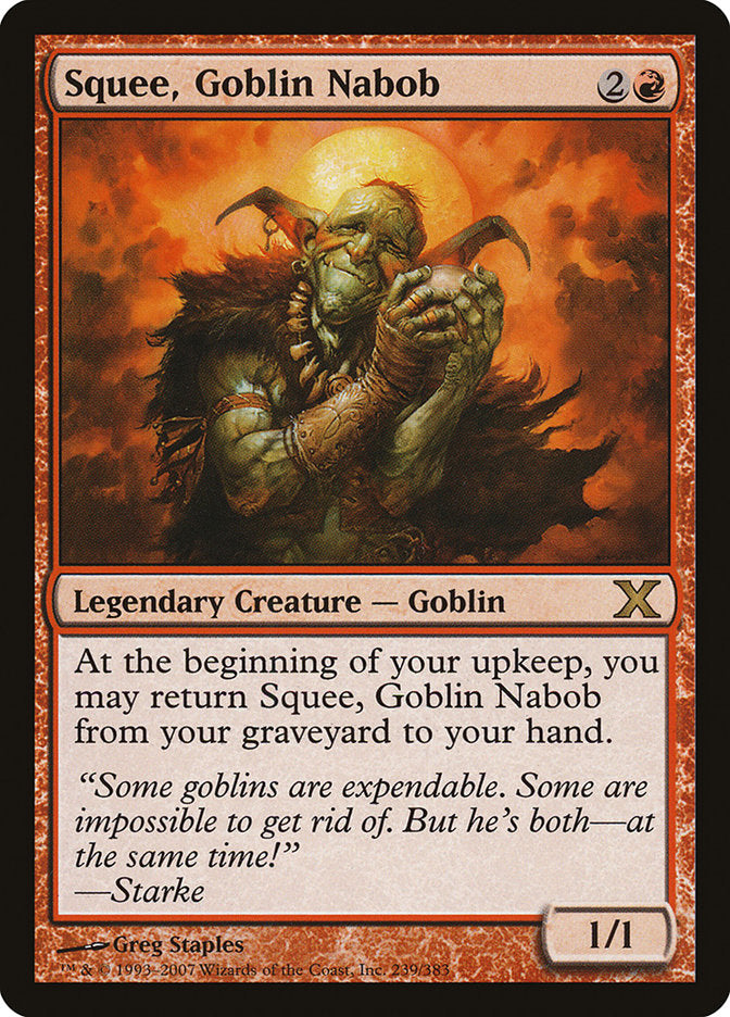 Squee, Goblin Nabob [Tenth Edition] | Devastation Store