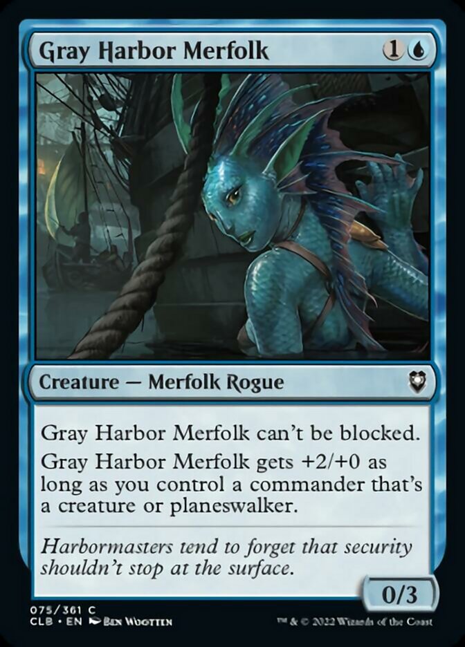 Gray Harbor Merfolk [Commander Legends: Battle for Baldur's Gate] | Devastation Store