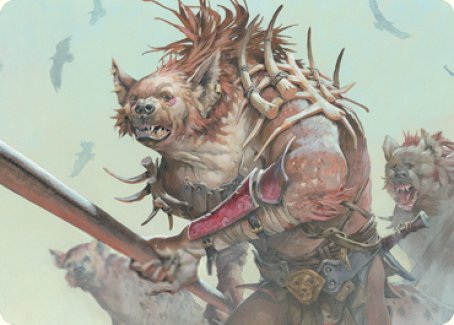Gnoll Art Card [Dungeons & Dragons: Adventures in the Forgotten Realms Art Series] | Devastation Store