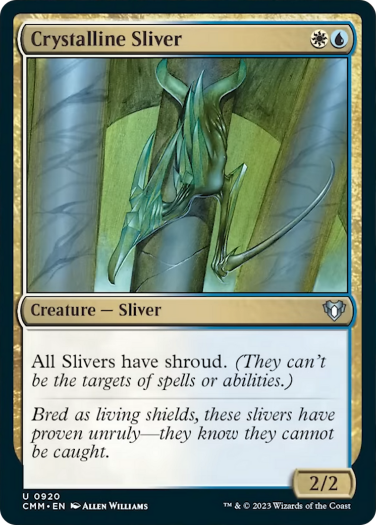 Crystalline Sliver [Commander Masters] | Devastation Store