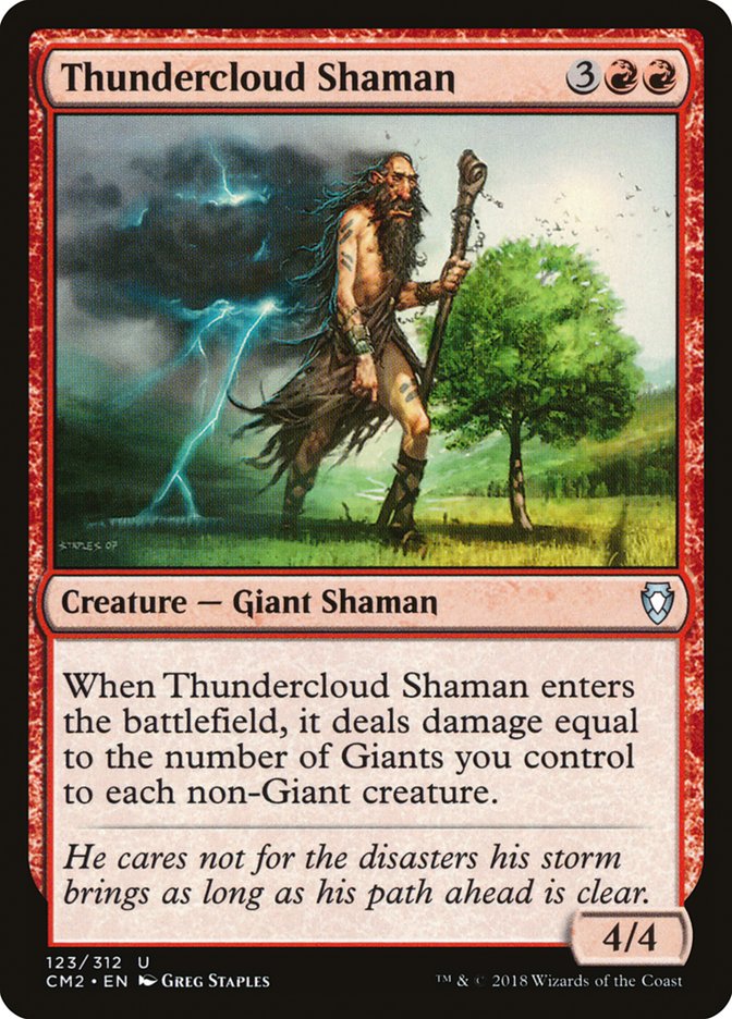 Thundercloud Shaman [Commander Anthology Volume II] - Devastation Store | Devastation Store